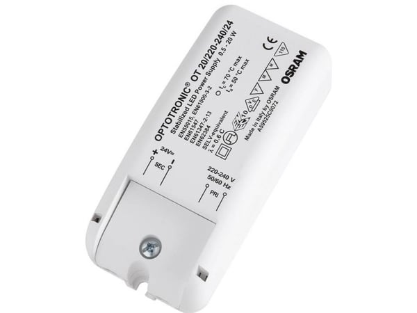 Osram 4050300618111, Innendørs, 220-240 V, 50/60 Hz, 20 W, 24 V, 10 A