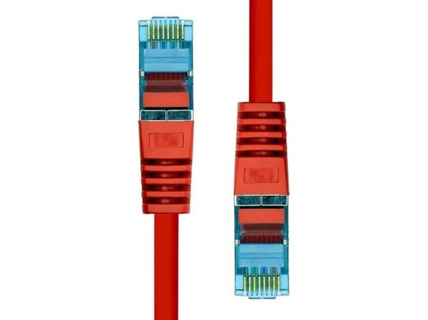 ProXtend - Patch-kabel - RJ-45 (hane) till RJ-45 (hane) - 1.5 m - 6 mm - SFTP, PiMF - CAT 6a - IEEE 802.3at - halogenfri, formpressad, hakfri, tvin...