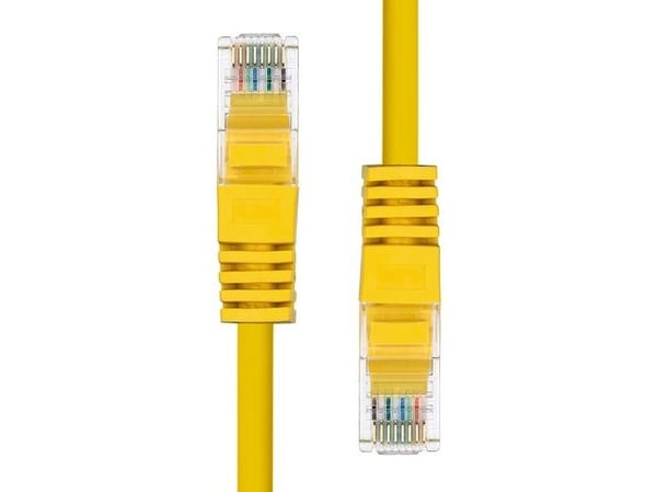 ProXtend 5UTP-07Y, 7 m, Cat5e, U/UTP (UTP), RJ-45, RJ-45, Gult