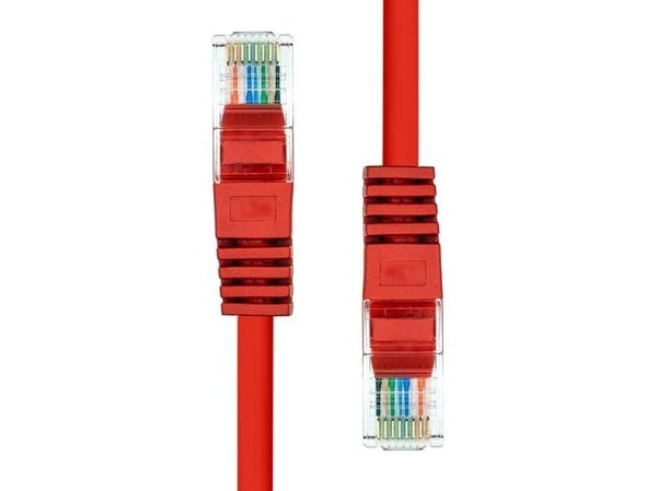 ProXtend 5UTP-15R, 15 m, Cat5e, U/UTP (UTP), RJ-45, RJ-45, Rød
