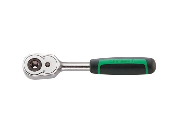 STAHLWILLE 415 B 2K, Kromvanadiumstål, 1 stykker, Sort, Kromfarget, Grønn, Sort, Grønn, 1/4", 76 g