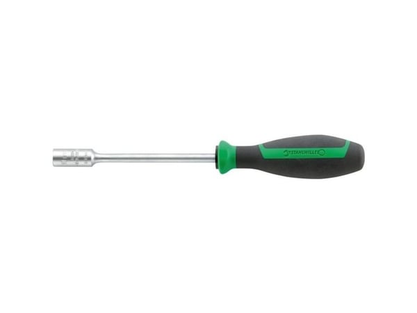 STAHLWILLE 12500N, Pipenøkkel, 10 stykker, Sort, Kromfarget, Grønn, Kromvanadiumstål, DIN 3125, 9,5 cm