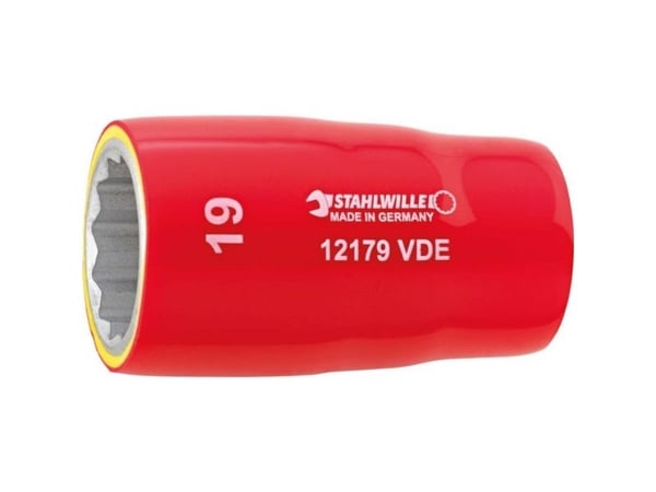 STAHLWILLE 12179 VDE-22 03370022 Doppio esagono Inserto a bussola 22 mm 1/2 12.5