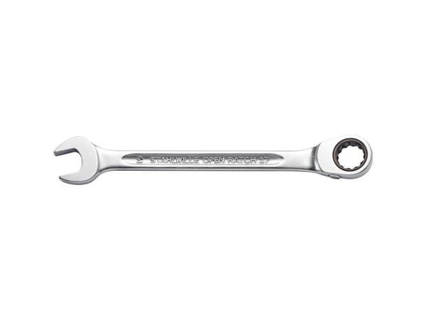 STAHLWILLE 17, 15 mm, Kromfarget, Kromstål, Kromfarget, Matte, 15°