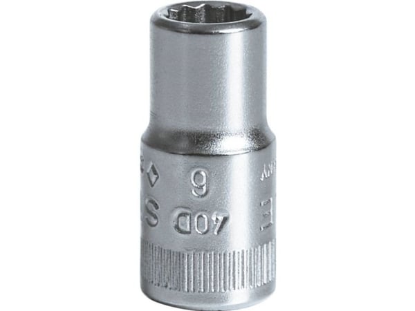 Stahlwille 40 D 6 01030006 Kaksoiskuusikulmahylsy 6 mm 1/4 (6,3 mm)