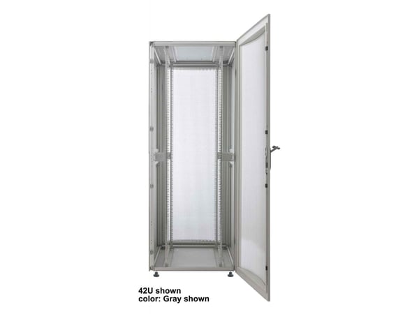 Intellinet 715560, Frittstående hylle, 36U, 2000 kg, Nøkkellås, Justerbare bein, 95 kg