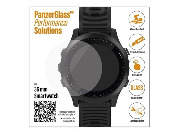PanzerGlass Original - Skärmskydd för smart klocka - glas - CrystalClear