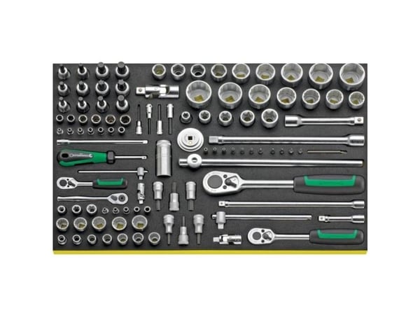 STAHLWILLE 96830192, Støpselsett, 108 hoder, 350 mm, 530 mm, 7,77 kg