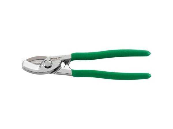 STAHLWILLE 6630 5 220, Käsikaapelileikkuri, vihreä, kromi, vihreä, 220 mm, 290 g