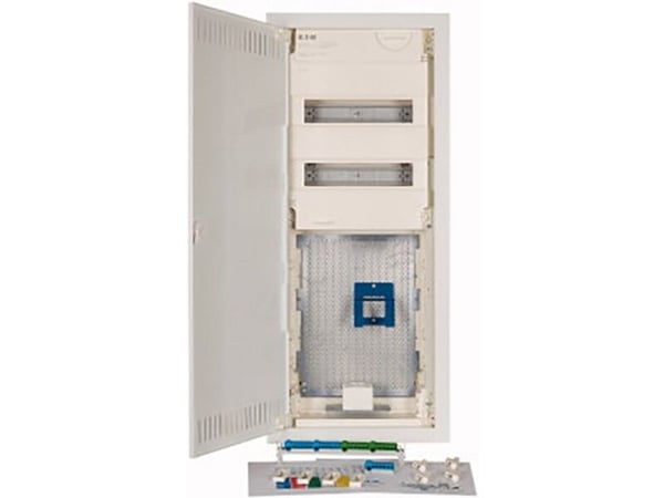 Eaton 302428 KLV-60HWP-HY24-F liten fördelartavla, tomvägg, antal delningar = 12, antal rader = 5
