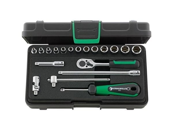 Stahlwille topnøkkelsett 1/4 (6,3 mm) 40/13/6 KN 96011124