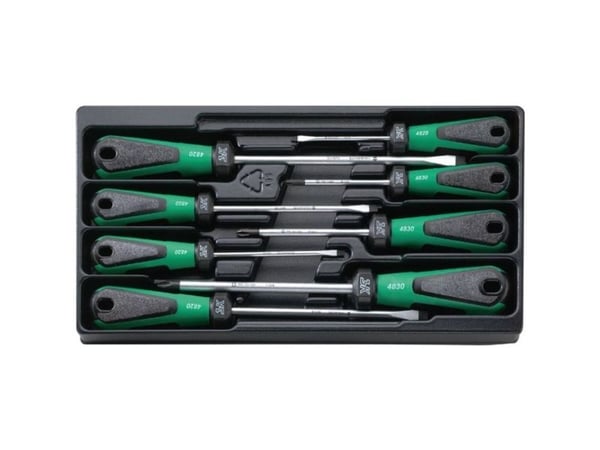 Stahlwille 4892 SATZ SCREW DRIVER WITH TRI-COMPONENT SCREW DRIVER SET (Kolmikomponenttinen ruuvinväännin)