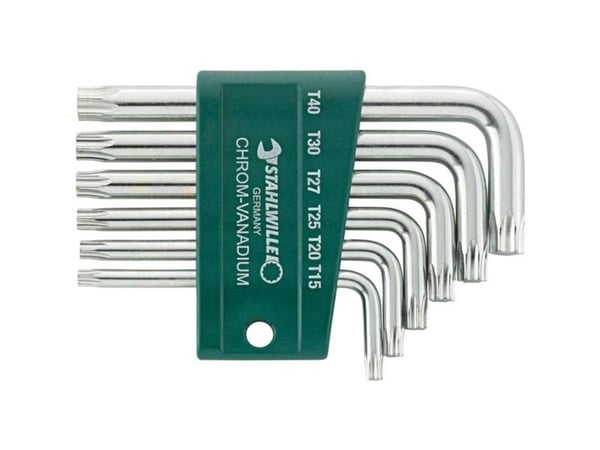 Šešiakampių raktų rinkinys Stahlwille 10766; TORX; 6 vnt.