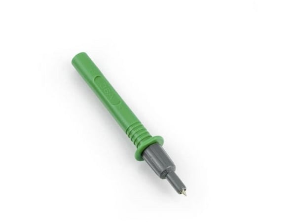 HT Instruments 404-IECV bananstikk, bananuttak 4 mm, tilkobling 4 mm CAT III 1000 V, CAT IV 600 V grønn (1 stk) (1003032)