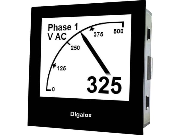 TDE Instruments DPM72-MPN digitalt måleinstrument for innbygging Spenning AC 0-500 V, Strøm -60 mV, Frekvens 10-500 Hz