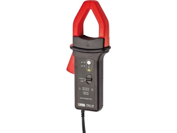 Chauvin Arnoux PAC 25, CAT III 600V,CAT IV 300V, Alkalisk, 520 g, Sort, Rød