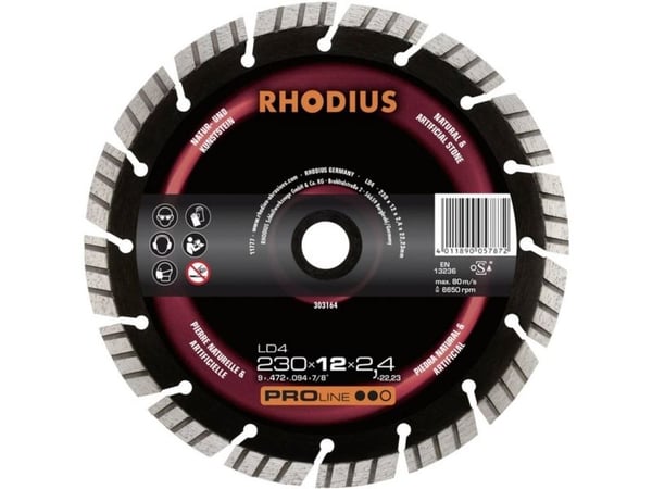 Rhodius diamantklinga LD4 230x22,2 mm