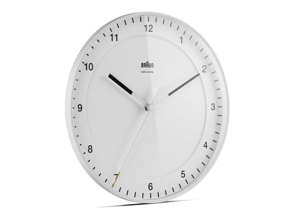 Braun BC 17, Vegg, Mekanisk klokke, Andre, Hvit, Klassisk, AA