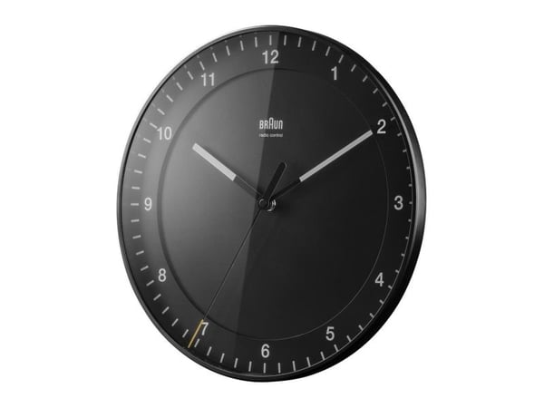 Braun BC 17 B-DCF radio wall clock black