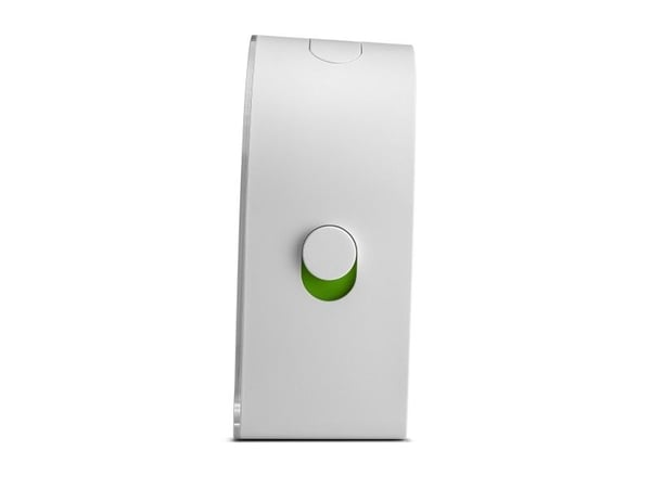Braun BC22, Quartz vekkerklokke, Rund, Hvit, Gult, 12 timers, Alarm, Batteri