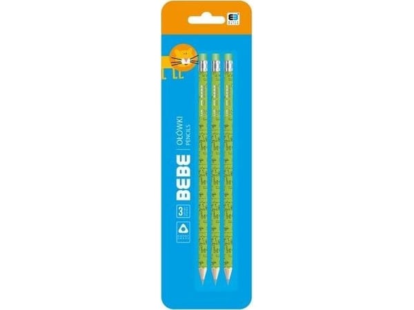Interdruk BBI blyant 3-pk BxB KIDS