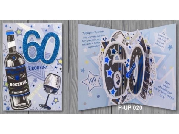 Panoramakort Premium + konvolutt P-UP-020 "60-TKA"