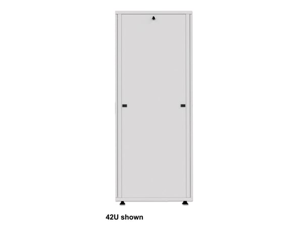 Intellinet 715478, Frittstående hylle, 42U, 600 kg, Nøkkellås, Justerbare bein, 117,2 kg