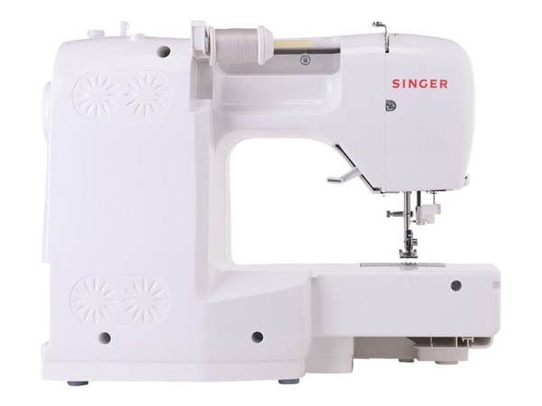 Singer C5205GR - Symaskin - 80 sømmer - 6 ett-trinns knapphull - LCD-display - grå