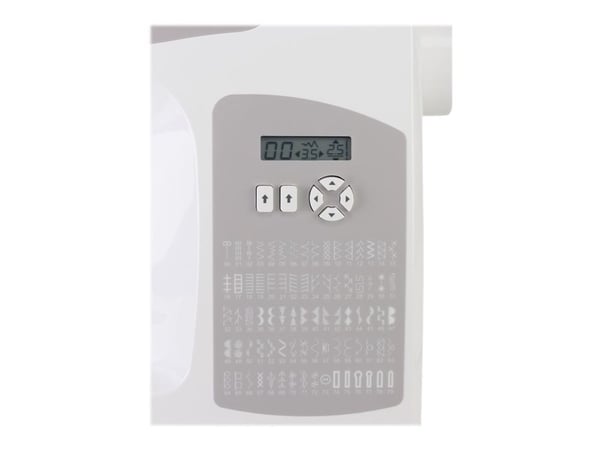 Singer C5205GR - Symaskin - 80 sømmer - 6 ett-trinns knapphull - LCD-display - grå