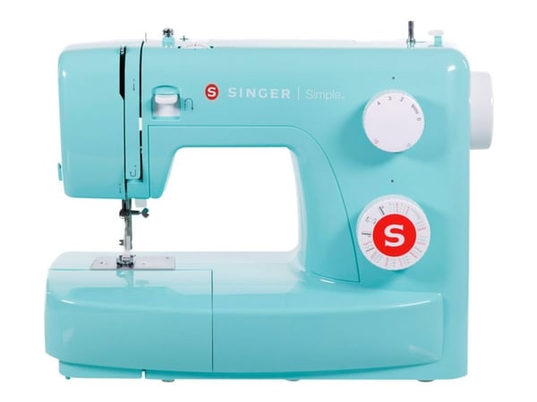 Singer 3223G - Symaskin - 23 sting - 1 fireskrittsknappehull - turkis