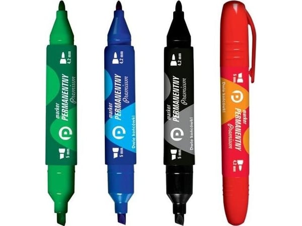 Tetis permanentmarker blå 2 (felaktig text)