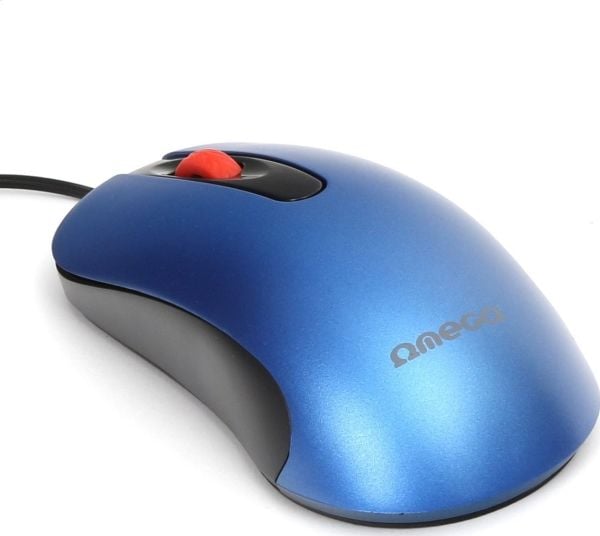 MUS OMEGA OM-520 1000DPI BLÅ [45267]