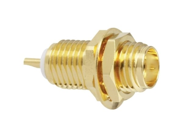 Amphenol SMA6351B1-3GT50G-50 SMA-liitin Liitäntä, uppoasennettava pystysuora 50 Ohm 1 kpl