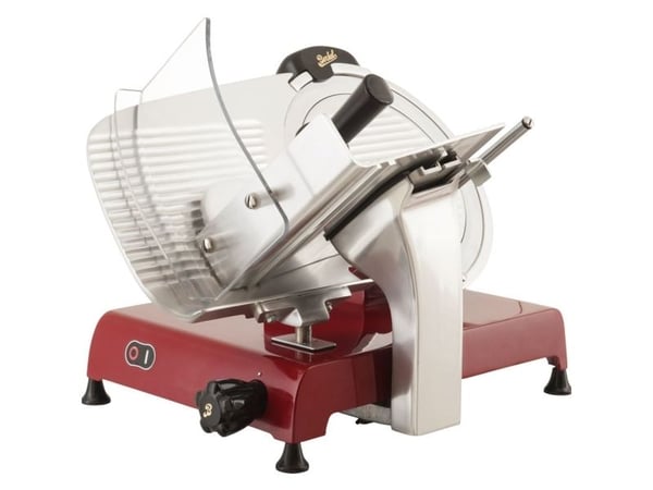 Berkel Red Line 300, Elektrisk, 1,2 cm, Rød, Sølv, Rustfritt stål, 245 mm, 23 cm