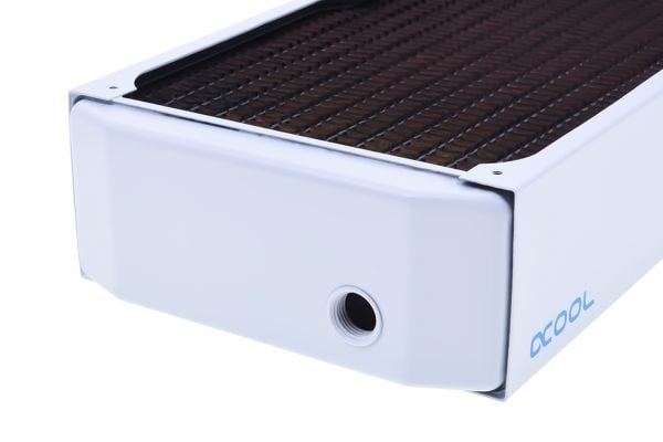 Alphacool NexXxoS UT60 Full Copper 420mm - White Special Edition - Radiator for væskekjølesystem - hvit