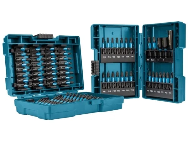 Makita Impact Black - Spissett for støtskrutrekker - 90 deler - torx, phillips, pozidriv - lengde: 50 mm, 25 mm