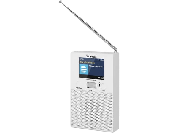 TechniSat DigitRadio FLEX 2 - DAB-radio - 1.5 Watt (Total) - vit