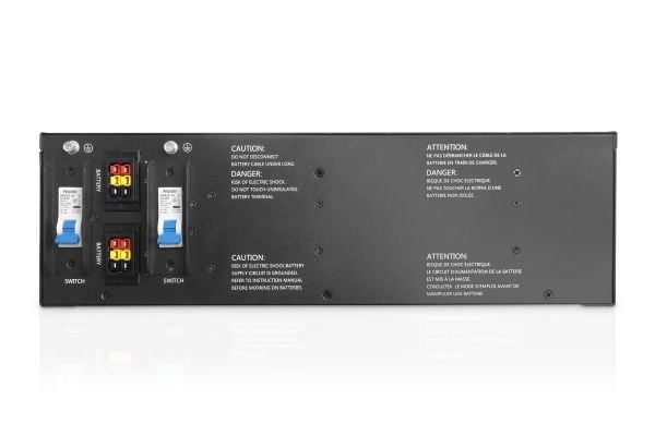 DIGITUS - Batteriinnbygging (rackmonterbar/ekstern) - 20 x batteri - blysyre - 9 Ah - 19" - svart - for DIGITUS DN-170106, DN-170107