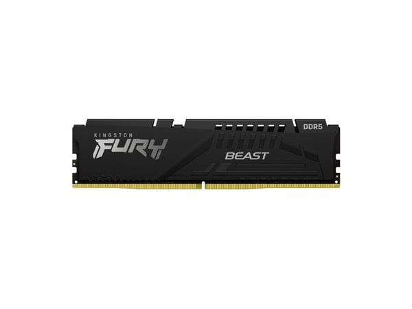 Kingston FURY Beast - DDR5 - modul - 16 GB - DIMM 288-pin - 5600 MT/s / PC5-44800 - CL40 - 1.25 V - ikke-bufret - on-die ECC - svart