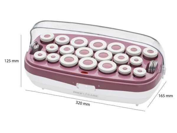 ProfiCare PC-LW 3028 - Curling set - hvitt/bordeaux