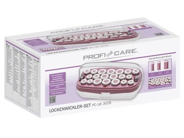 ProfiCare PC-LW 3028 - Curling set - hvitt/bordeaux