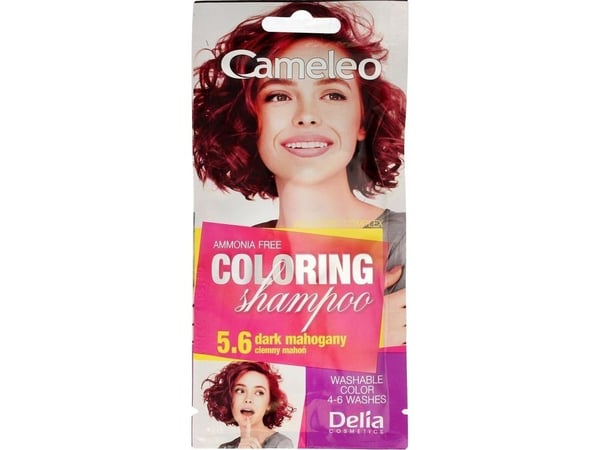 Delia Delia Cosmetics Cameleo Coloring Shampoo No. 5.6 Dark Mahogany 1pc