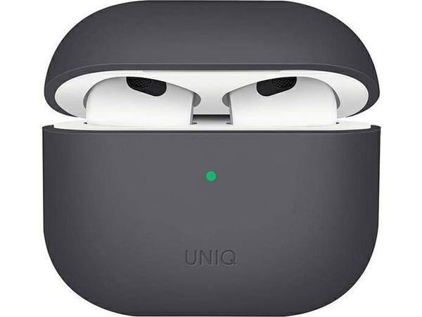 Uniq Lino, Ladeetui, Polykarbonat (PC), Silikon, Grå