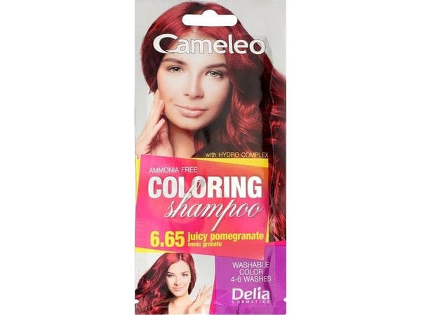 Delia Cosmetics Cameleo fargesjampo nr 6.65 frukt granateple 1 stk
