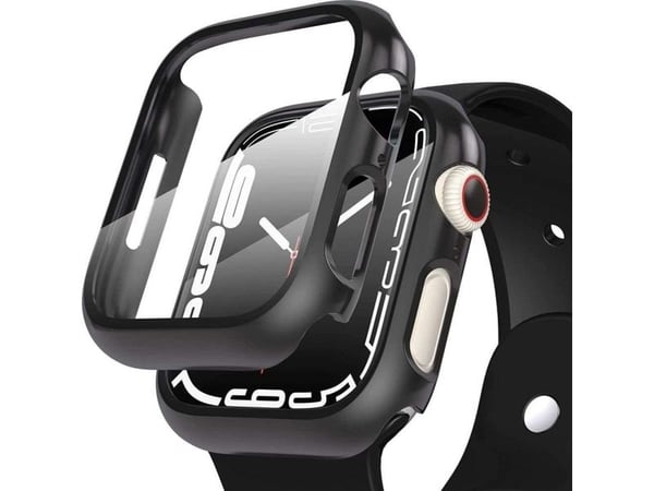 Tech-Protect Defense360-skal för Apple Watch 7 / 8 / 9 (45mm) - svart