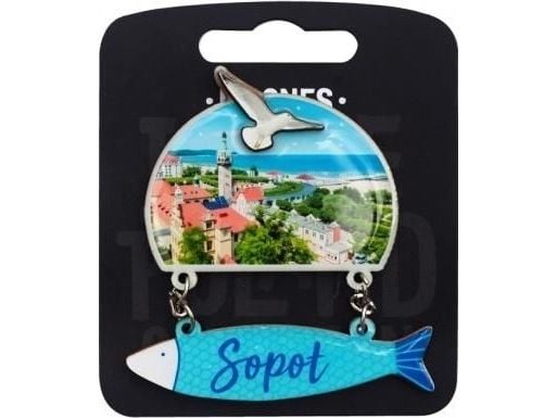 PAN DRAGON Magnes I love Poland Sopot ILP-MAG-D-SOP-19