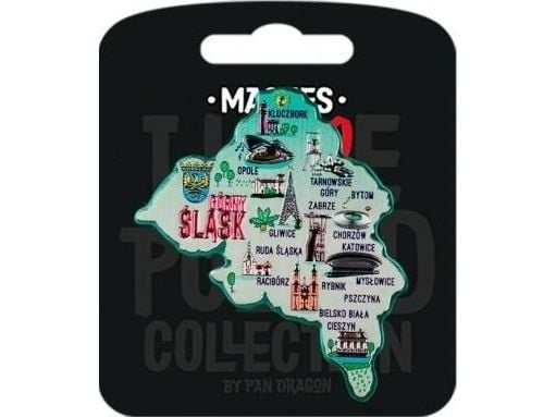 PAN DRAGON I love Poland magnet Katowice ILP-MAG-A-KAT-10