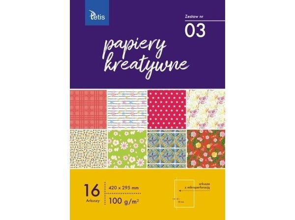 Creative papper A3 set nr 03 TETIS