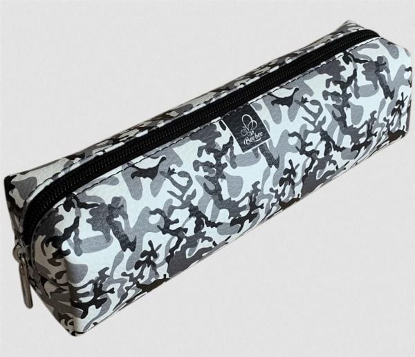 Kamuflasje grå rektangulær pennal