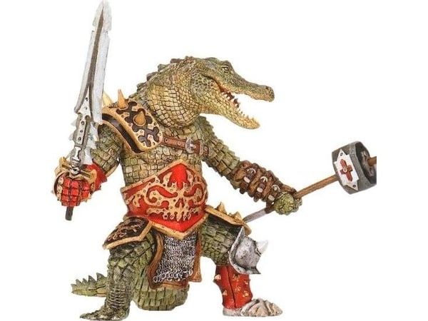 Papo Crocodile mutant, 0,8 år, Fantasy World, Grønn, PVC